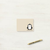 Post-it® Aucun pousser le beige de pingouin (Sur un bureau)
