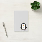 Post-it® Aucun pousser le pingouin mignon (Bureau)