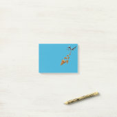 Post-it® Aucune guerre plus de pizza (Sur un bureau)