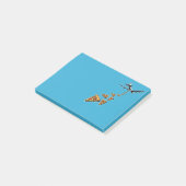 Post-it® Aucune guerre plus de pizza (Incliné)