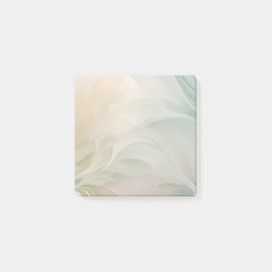 Post-it® Aucune ligne Couleurs douces Modèle Floral Abstrai
