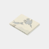 Post-it® Audubon Belted Kingfisher Wildlife Bird (Incliné)