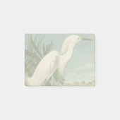 Post-it® Audubon Héron de neige Oiseaux d'aigrettes blanche (Devant)