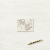 Post-it® Audubon Peint Bunting Bird Wildlife (Sur un bureau)