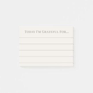 Post-it® Aujourd'hui Je Suis Reconnaissant Pour La Gratitud