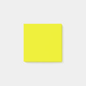 Post-it® Aureolin (couleur solide) (Devant)