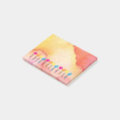 Post-it® Autisme aquarelle Puzzle Pièces Bâton Enfants Dess (Incliné)