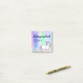 Post-it® Autographed Copy Post It Notes for Fantasy Authors (Sur un bureau)