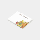 Post-it® Automne Automne Moisson Aquarelle Élégante Simple (Incliné)