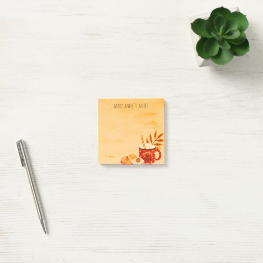 Post-it® Automne Citrouille Spice Coffee Lover Automne Vibe (Bureau)