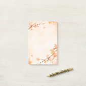 Post-it® Automne Feuilles Post Notes (Sur un bureau)