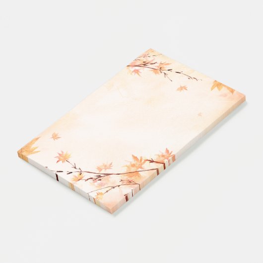 Post-it® Automne Feuilles Post Notes (Incliné)