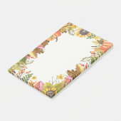 Post-it® Automne Maple Feuille Citrouille Post-it-Note (Incliné)