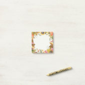 Post-it® Automne Maple Feuille Citrouille Post-it-Note Post (Sur un bureau)