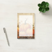 Post-it® Automne Rustique Orange Citrouille (Bureau)