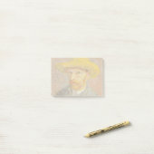 Post-it® Autoportrait impressionniste de Vincent Van Gogh (Sur un bureau)