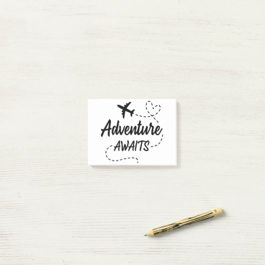 Post-it® Aventure Attend (Sur un bureau)