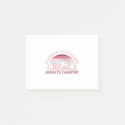 Post-it® Aventure d'été attend Camper-Adventure-Camper (Devant)