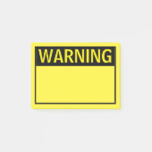 POST-IT® AVERTISSEMENT (Devant)