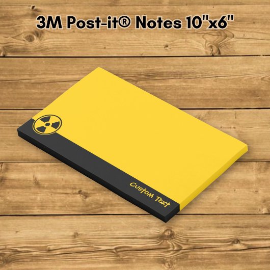 Post-it® Avertissement de radioactivité