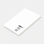 Post-it® Avertissement drôle de requin - Gardez le calme et (Incliné)
