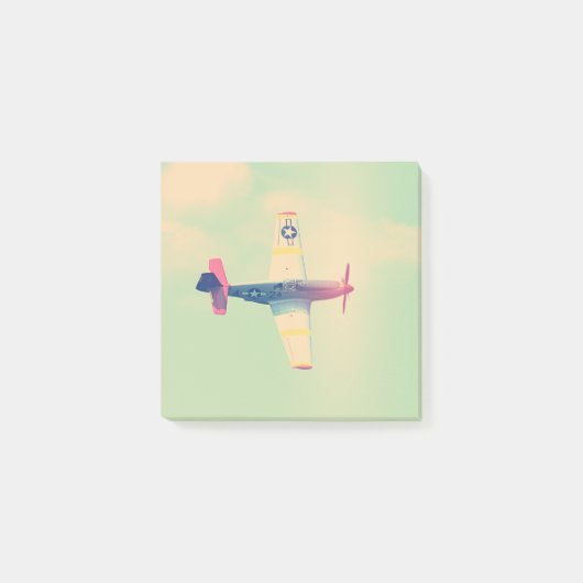 Post-it® Avion de chasse Vintage (Devant)