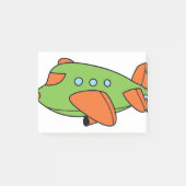 Post-it® Avion vert (Devant)