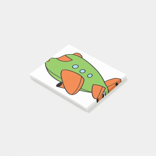 Post-it® Avion vert (Incliné)