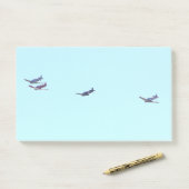 Post-it® Avions de guerre (Sur un bureau)