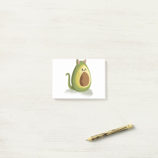 Post-it® Avocado (Sur un bureau)