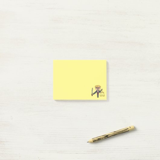 Post-it® Avocat (Sur un bureau)