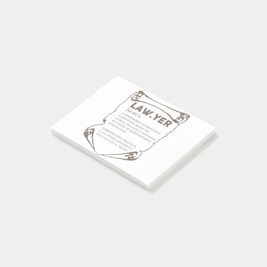 Post-it® Avocat (Incliné)