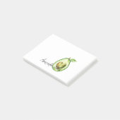 Post-it® Avocat Cœur Rayures Vertes (Incliné)
