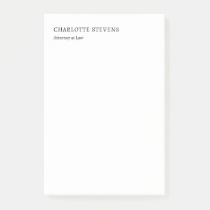 Post-it® Avocat Droit Élégant Simple Minimaliste Tendance