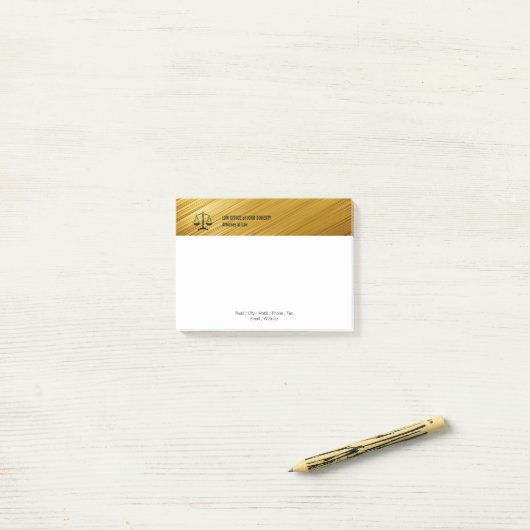 Post-it® Avocat du CABINET JURIDIQUE | (Sur un bureau)