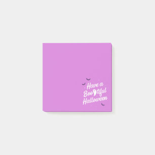 Post-it® Avoir une belle Halloween Post It Notes / Purple