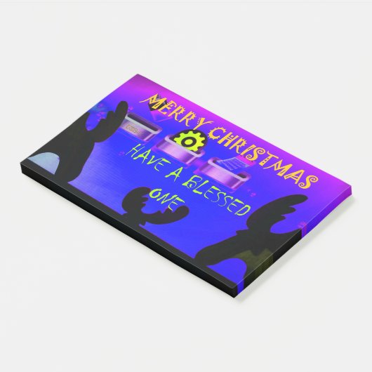 Post-it® Ayez un joyeux Noël de Noël - Un numérique festif (Incliné)