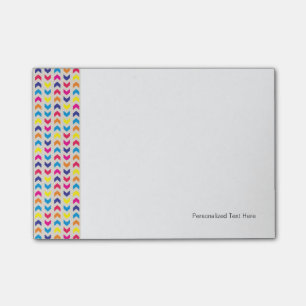 Post-it® Aztec Chevron coloré