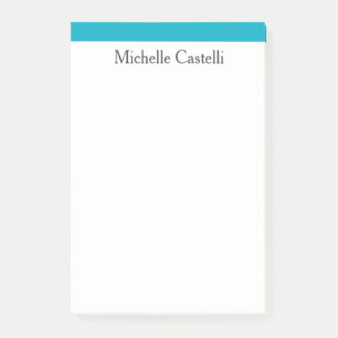Post-it® Azure Blue & White Professional Unique Classic