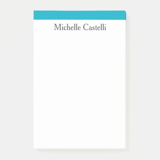 Post-it® Azure Blue & White Professional Unique Classic (Devant)