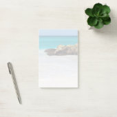 Post-it® Azure Ocean Sandy Beach Faded Photo (Bureau)
