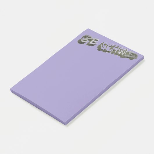 Post-it® B Grey-Wht scolarisé (Incliné)