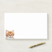 Post-it® Baby Cat Post it Notes (Sur un bureau)