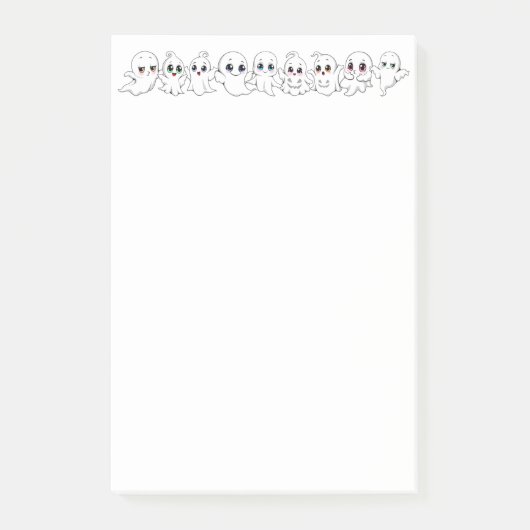Post-it® Baby Ghosts Éffrayant mignon Halloween humeur (Devant)