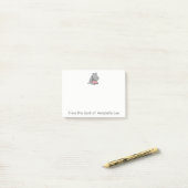 Post-it® Baby Hippo (Sur un bureau)