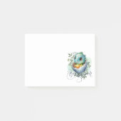 Post-it® Baby shower Feuille Dinosaur Oeuf Cute Aquarelle (Devant)
