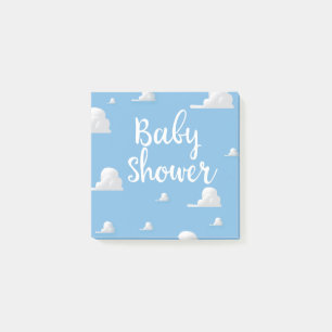 Post-it® Baby shower Puffy nuages blancs