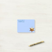 Post-it® Badge d'Antique Sheriff (Sur un bureau)