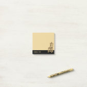 Post-it® Baglama sur la chaise (Sur un bureau)