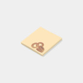 Post-it® Bagues d'oignon frits Junk Restauration rapide Foo (Incliné)